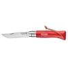 Couteau N°8 Baroudeur Rouge Colorama Opinel soldes luxe 8