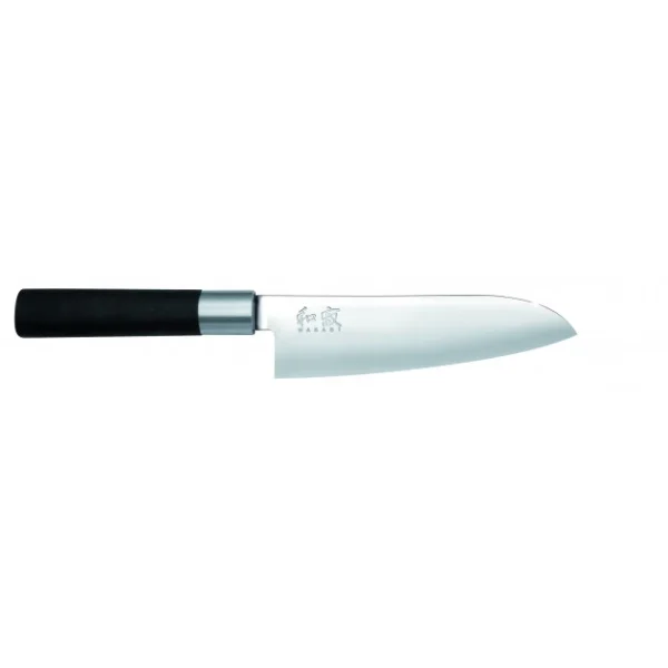 De Qualité Couteau Santoku 16,5 Cm Wasabi Black Kai 1