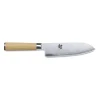 grande popularité Couteau Santoku 18 Cm Shun Classic White Damas Kai 5