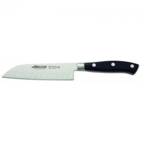 qualité d’originales Couteau Santoku Alvéolé 14 Cm Arcos RIVIERA Noir 1