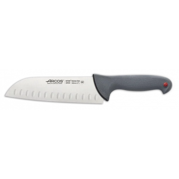 Couteau Santoku Rouge 18 Cm Arcos COLOUR PROF pas cher 1