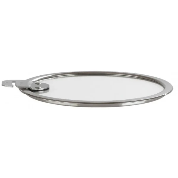 soldes en ligne Couvercle Plat En Verre Trempé 14 Cm Strate Amovible Cristel 1