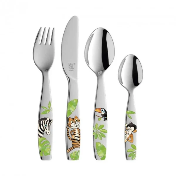 Vente Couverts Enfant Inox Jungle 4 Pièces Zwilling 6