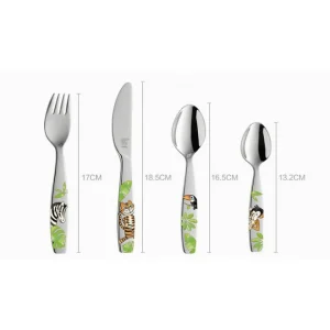 Vente Couverts Enfant Inox Jungle 4 Pièces Zwilling 18