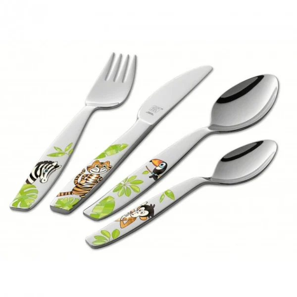 Vente Couverts Enfant Inox Jungle 4 Pièces Zwilling 1