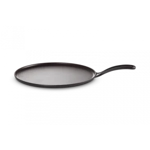 Crêpière En Fonte 27 Cm Noir Mat Avec Spatule & Râteau Le Creuset marques pas cher 11