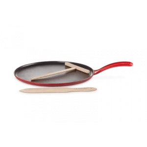 Crêpière Fonte Émaillée 27 Cm Cerise Avec Accessoires Le Creuset Livraison rapide 6