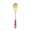 officiel Cuillère De Cuisine Bambou 30 Cm Rouge Pebbly 8