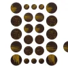 De super promotions disponibles Décors Chocolat Noir Motifs Or 24 Pièces Chocolatree Valrhona 7