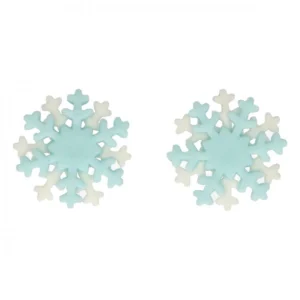 Décors En Pâte à Sucre Flocons De Neige (x12) Funcakes soldes 7