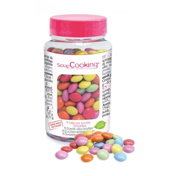 Boutique officielle Décors En Sucre Dragées Multicolores 75 G Scrapcooking 1