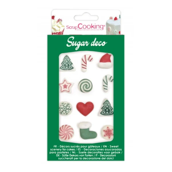 Décors En Sucre Noël (x12) Scrapcooking acheter en ligne 1