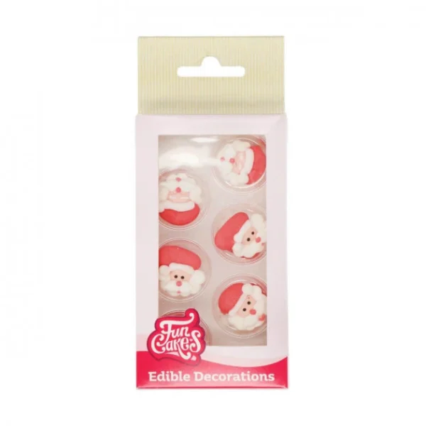 Décors En Sucre Père Noël (x8) FunCakes Acheter 1