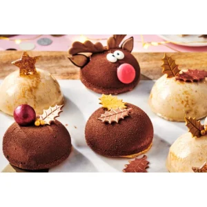 Décors En Sucre Renne Rudolph Au Nez Rouge Noël Funcakes grossiste en ligne 9