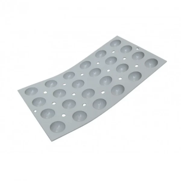 à prix très bas Elastomoule Demi-sphère – 24 Empreintes 30 X 17,6 Cm – Silicone De Buyer 1