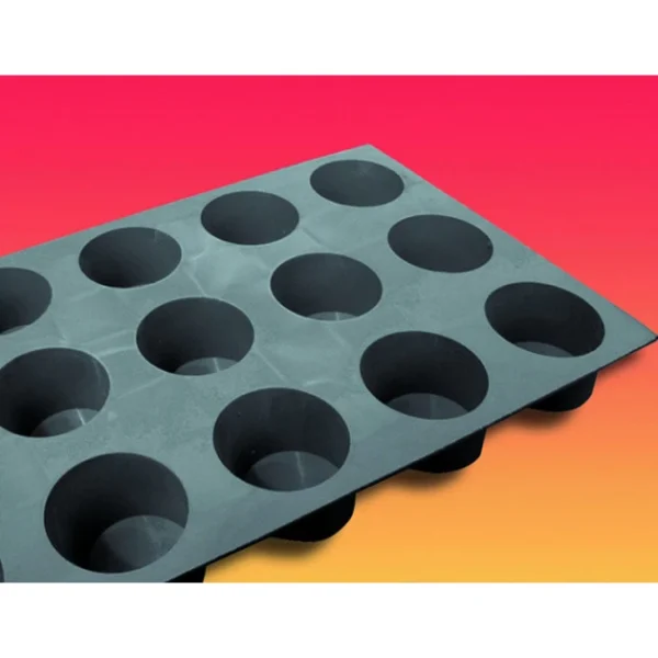 acheter en ligne Elastomoule Mini-Muffins – 15 Empreintes 30 X 17,6 Cm – Silicone De Buyer 1