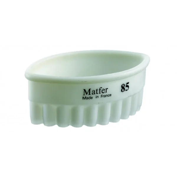 en vente Emporte Pièce Ovale Cannelé 10 X 6 Cm Exoglass Matfer 1