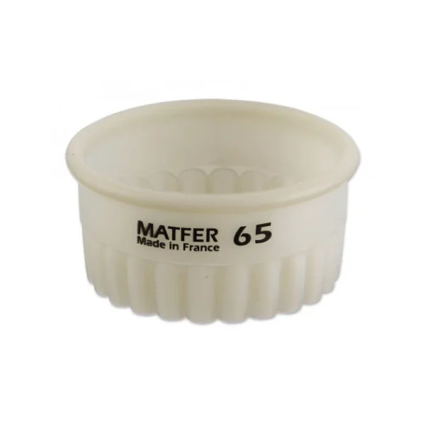 MATFER Emporte Pièce Rond Cannelé 9,5 Cm Exoglass mode 1