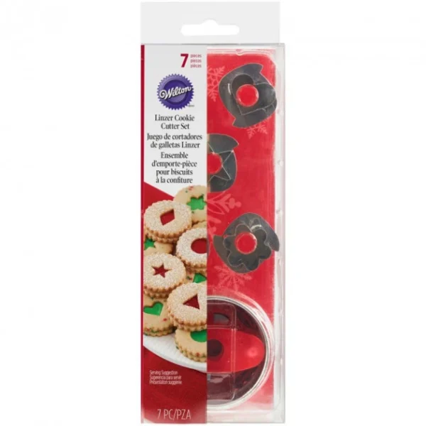 Emportes Pièces Linzer Noël (x7) Wilton soldes en ligne 1