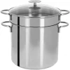 marque moins cher Ensemble Cuiseur à Pâtes Mutine Ø 22 Cm Manche Fixe Inox Cristel 5