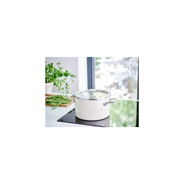 à prix d'occasion Faitout Émaillé 24cm Crème KitchenAid 3