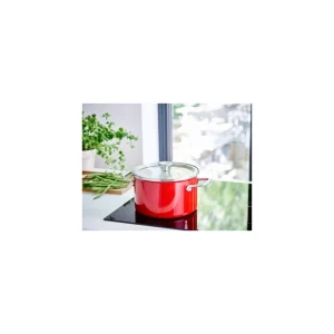 Faitout Émaillé 24cm Rouge Empire KitchenAid magasin en ligne 8