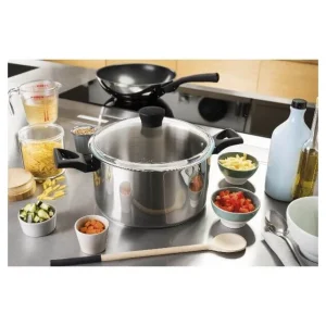 Faitout En Inox Avec Couvercle 24 Cm 5,7 L Expert Touch Pyrex dernières 6