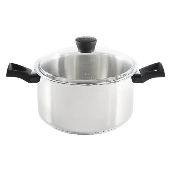 Faitout En Inox Avec Couvercle 24 Cm 5,7 L Expert Touch Pyrex dernières 1