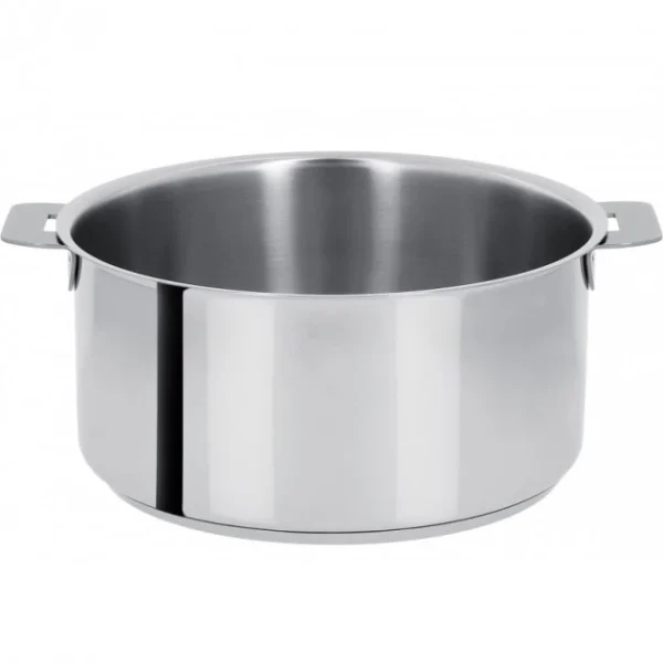 Faitout Mutine Ovale Ø 30 Cm Manche Amovible Inox Cristel grande marque pas cher 1