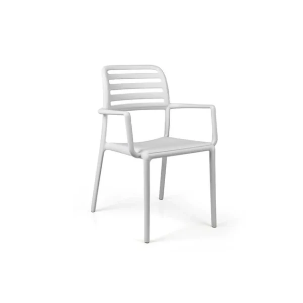 Fauteuil En Polypropylène Costa Bistrot Blanc Nardi Livraison gratuite 1