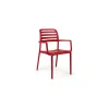 Fauteuil En Polypropylène Costa Bistrot Rouge Nardi shopping pas cher 5