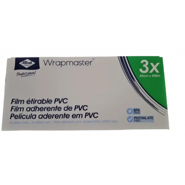 Film Alimentaire 300 M Dévidoir Wrapmaster 4500 Et Duo (x3) Satisfait ou Remboursé 1