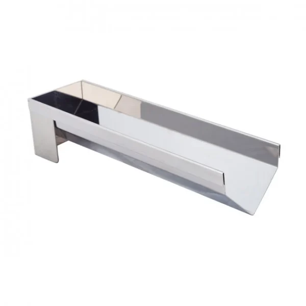 magasin pas cher Gouttière à Bûche Triangulaire Démontable Inox 30.4 X 8.4 X 6.6 Cm De Buyer 1