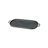 ﻿soldes Gril En Fonte Ovale 44 X 20 Cm Noir Mat Chasseur 5