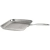 Grill Carré Castel’Pro 30 Cm Poignée Fixe Inox Cristel marque pas cher 7