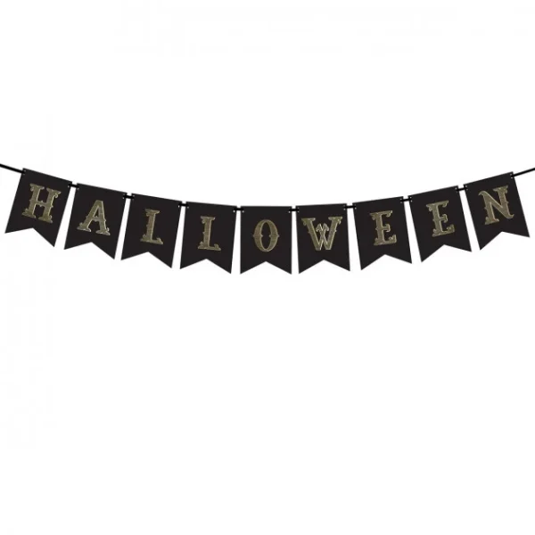 france en ligne Guirlande Halloween Noir Et Or 175 Cm PartyDeco 1