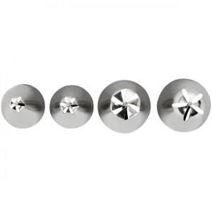 pas cher marque Kit 4 Douilles Pâtissières Inox Fleurs Wilton 6