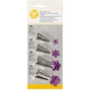 pas cher marque Kit 4 Douilles Pâtissières Inox Fleurs Wilton 10