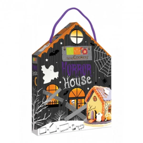 Kit 5 Emporte-pièces Inox Halloween Horror House ScrapCooking garantis authentique 1