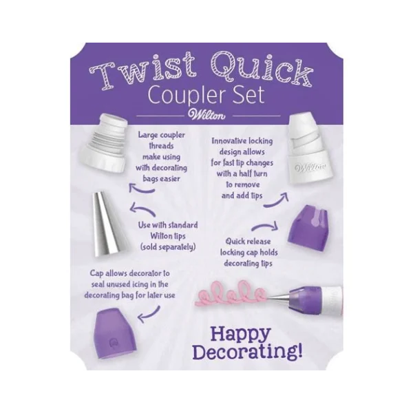 Kit Adaptateur Pour Douilles Twist Quick Wilton design à la mode 4