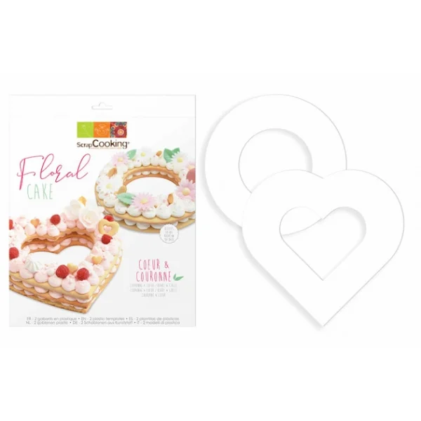 SOLDES TOUT À Kit Coeur Et Couronne Cake Scrapcooking 1