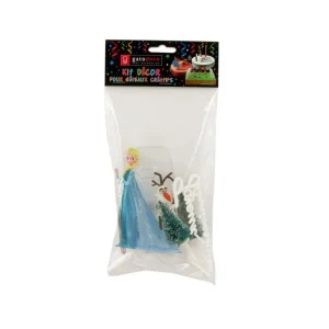 GATODECO Kit Décor Gâteau La Reine Des Neiges Elsa Et Olaf (5 Pièces) fashion pas cher 8