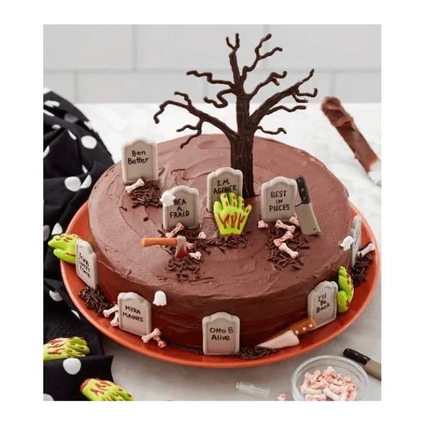 Kit Décoration Gâteau Main De Zombie 12 Pièces Wilton soldes magasin 3