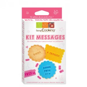 Kit Messages Biscuits Personnalisés 85 Emporte Pièces Scrapcooking magasin paris 7