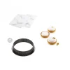 Kit Moule Silicone 4 Tartelettes Ø 100mm Silikomart Professional grande qualité 16