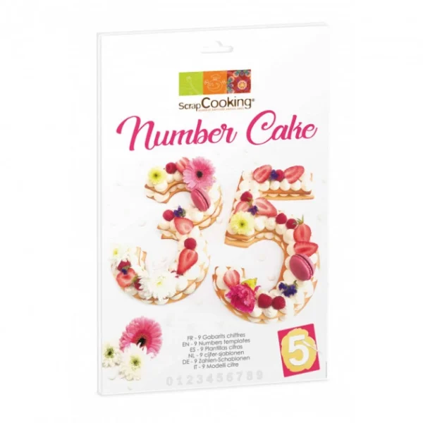 Kit Number Cake 28 Cm Scrapcooking mode 1