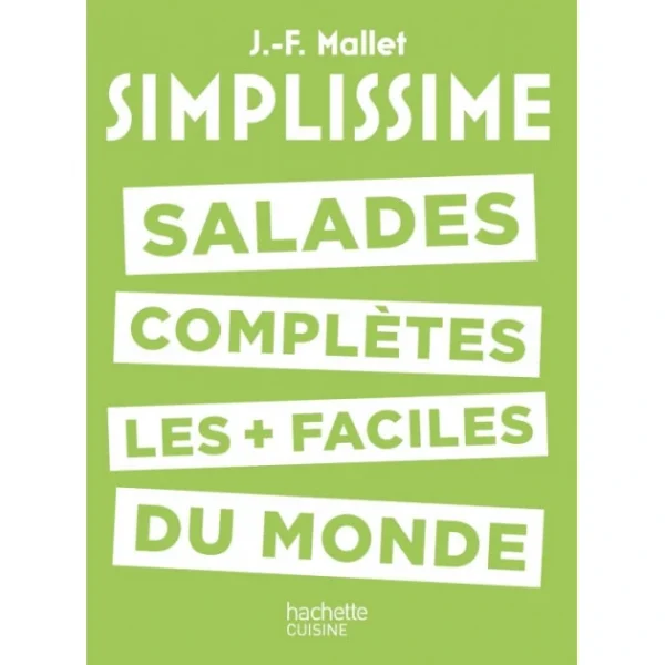 luxe soldes HACHETTE CUISINE Livre De Cuisine Salades Complètes Les + Faciles Du Monde, Chez Hachette 1