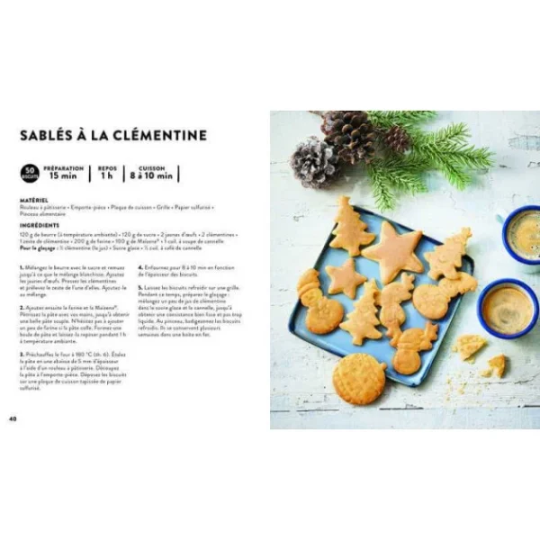 HACHETTE CUISINE Livre De Recettes Biscuits De Noël, Chez Hachette magasin en ligne france 3