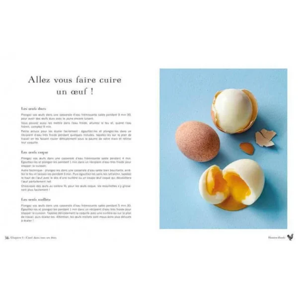 HACHETTE CUISINE Livre De Recettes Histoire D’œufs, Chez Hachette soldes pas cher 5