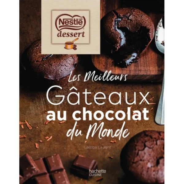 vente pas cher en ligne HACHETTE CUISINE Livre De Recettes : Les Meilleurs Gâteaux Au Chocolat Du Monde 1